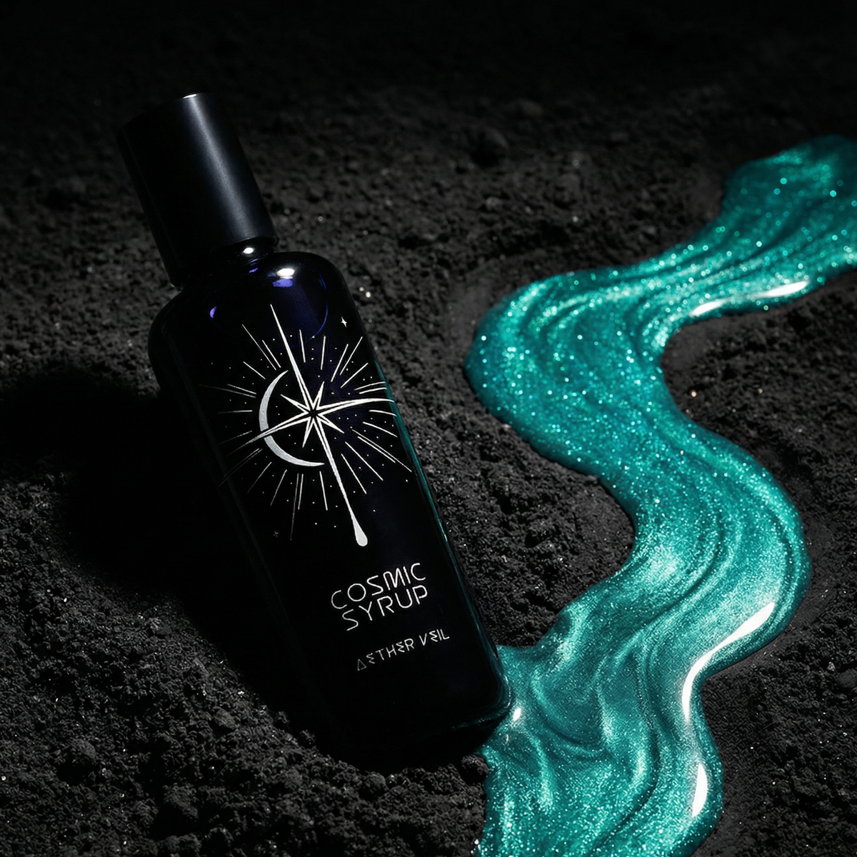 cosmic syrup aether veil shimmering dry body oil 60ml space moon texture celestial river of body oil
